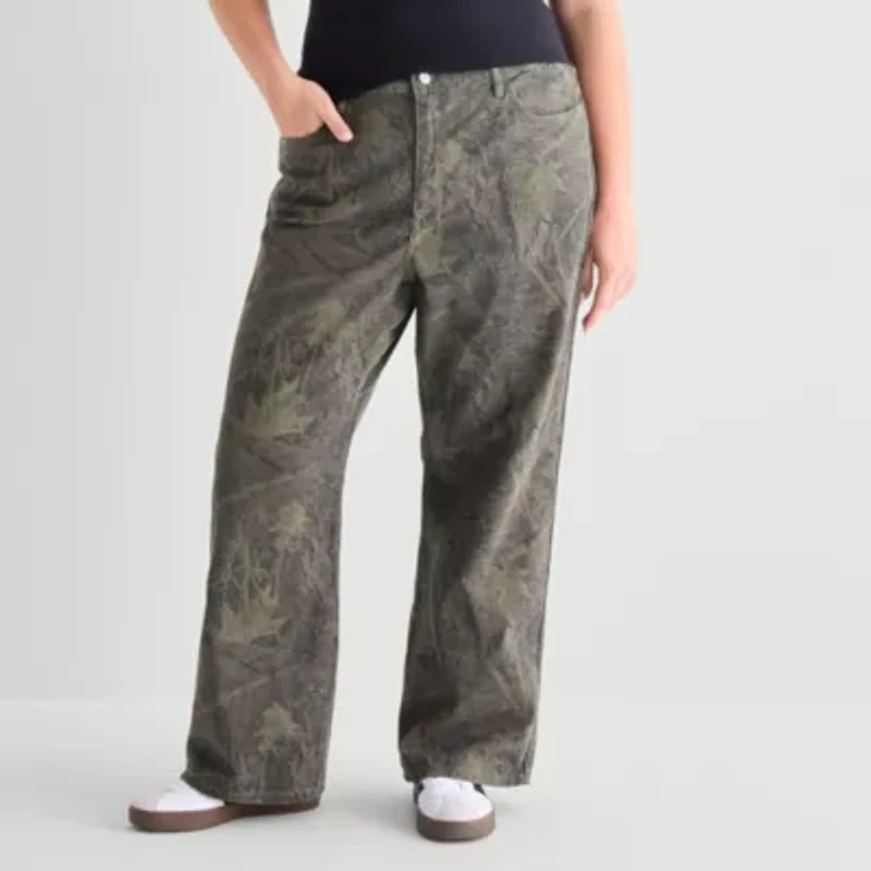 Arizona Curvy Womens Juniors Plus Low Rise Fit Jean