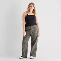 Arizona Curvy Womens Juniors Plus Low Rise Fit Jean