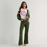 Juicy By Couture Womens Juniors Crew Neck Short Sleeve Regular Fit Graphic T-Shirt