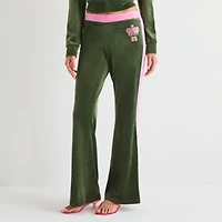 Juicy By Couture Womens Juniors Flare Mid Rise Sweatpant