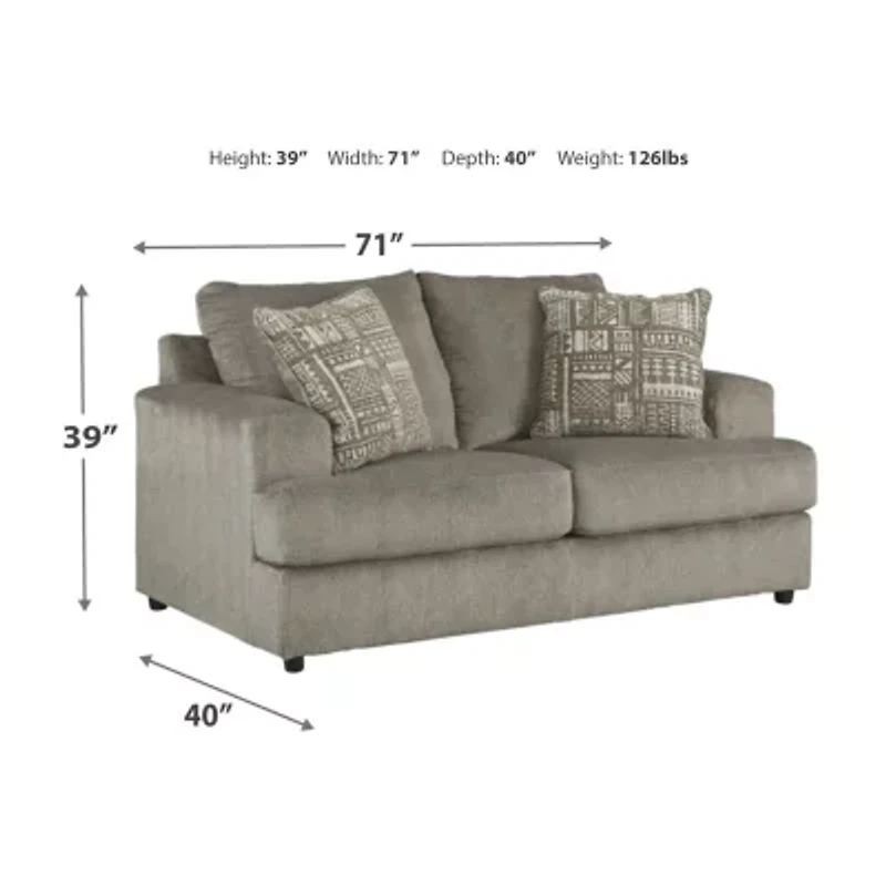 Signature Design by Ashley® Soletren Track-Arm Loveseat