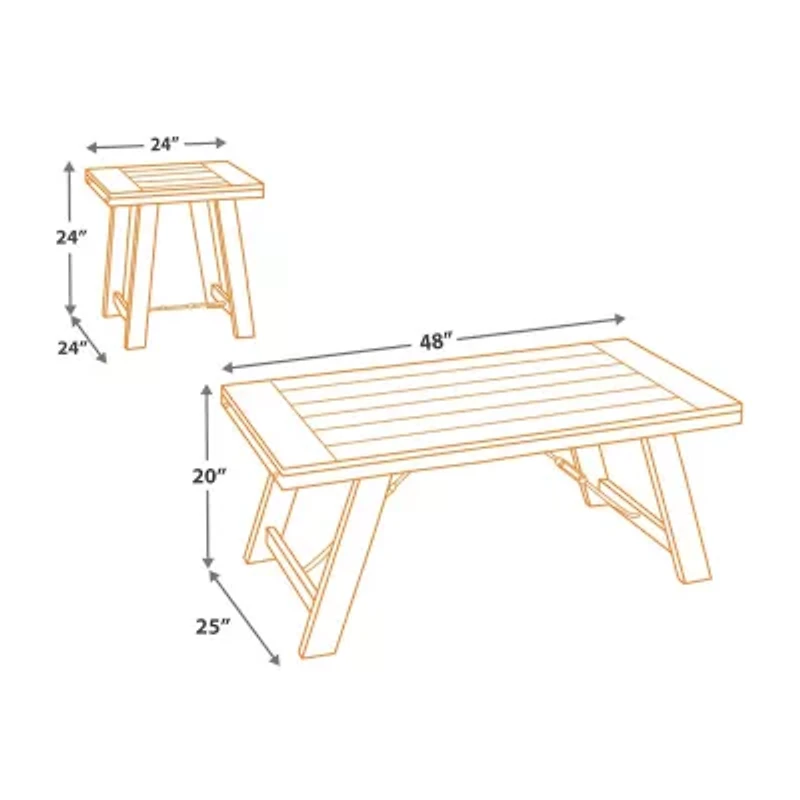 Signature Design by Ashley® Noorbrook Coffee Table Set