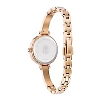 Citizen Silhouette Crystal Womens Rose Goldtone Stainless Steel Bracelet Watch Em0863-53d