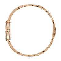 Citizen Silhouette Crystal Womens Rose Goldtone Stainless Steel Bracelet Watch Em0863-53d