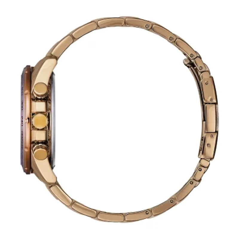 Citizen Pcat Mens Rose Goldtone Stainless Steel Bracelet Watch Cb5896-54x