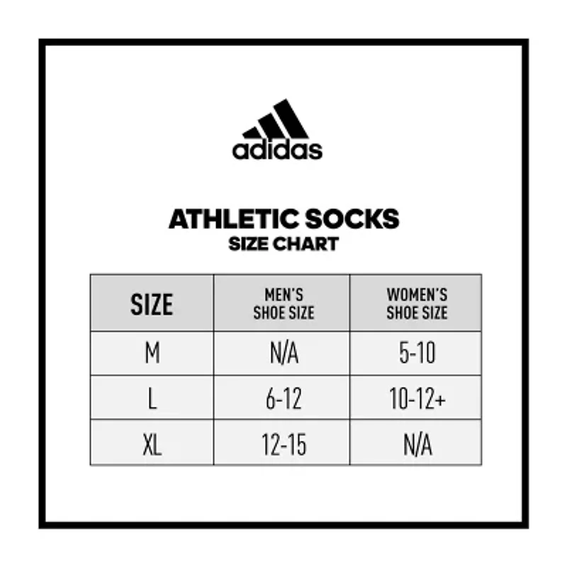 adidas Cushioned Womens 6 Pair Quarter Ankle Socks