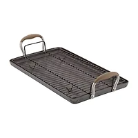 Anolon Advanced Home Hard Anodized 10"X18" Double Burner Griddle