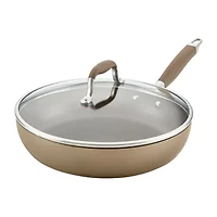 Anolon Advanced Home Hard Anodized 12" Deep Skillet with Lid
