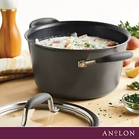Anolon Advanced Home Hard Anodized 4.5-qt. Sauce Pan with Lid