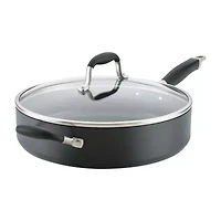 Anolon Advanced Home Hard Anodized 5-qt. Saute Pan with Lid and Helper Handle