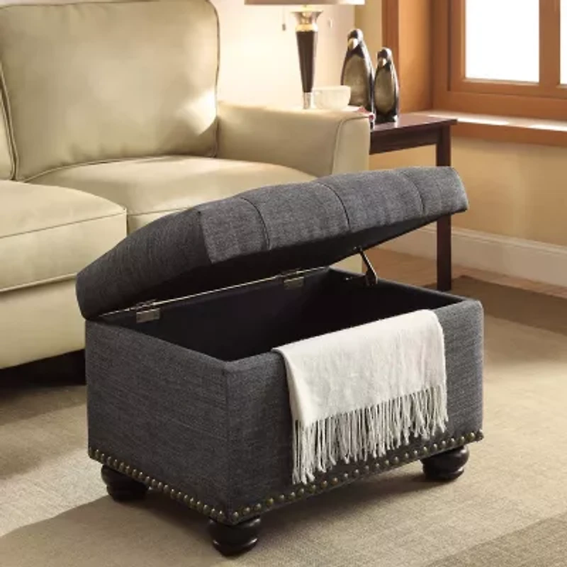 Designs4comfort 5th Avenue Storage Ottoman