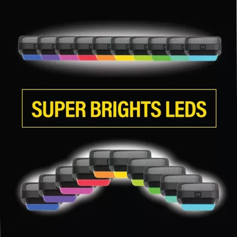 Bell + Howell Color Changing Solar Fence Lights - 4 Pack