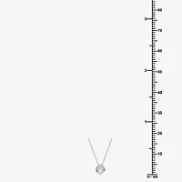 Ever Star (H-I / Si2-I1) Womens 1/4 CT. T.W. Lab Grown White Diamond 10K Gold Round Pendant Necklace