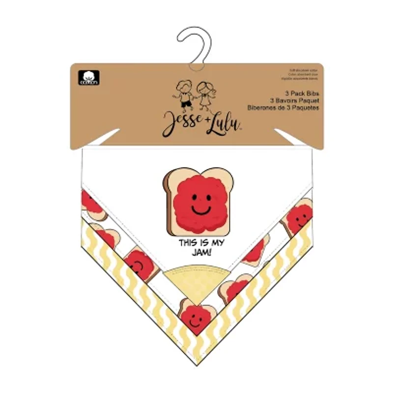 3 Stories Trading Company Unisex 3-pc.Bandana Bib Set