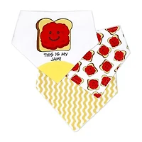3 Stories Trading Company Unisex 3-pc.Bandana Bib Set