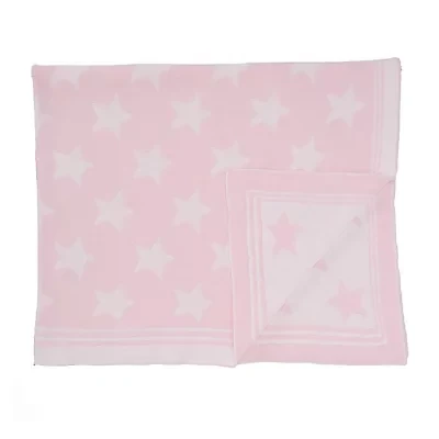 3 Stories Trading Company Reversible Knit Baby Blanket