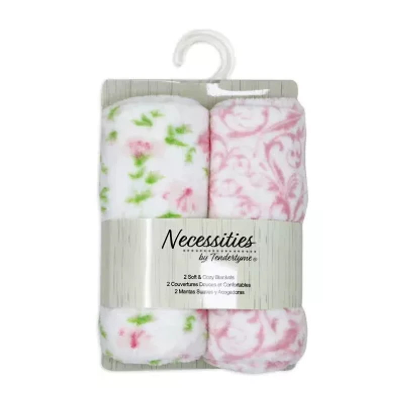 3 Stories Trading Company 2-pc. Fleece Baby Blanket