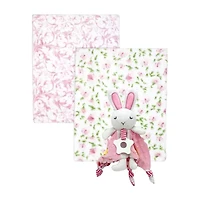 3 Stories Trading Company 3-pc. Baby Blanket and Toy Set