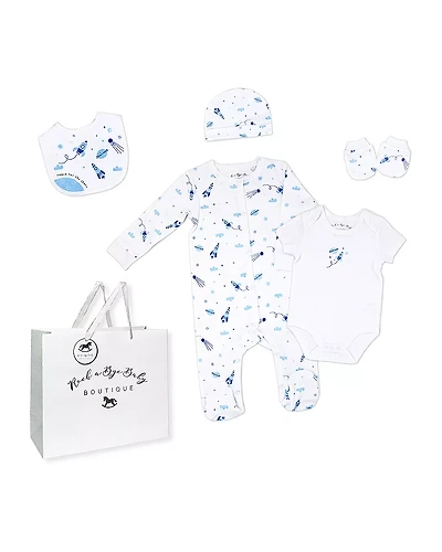 3 Stories Trading Company Baby Boys 5-pc.Layette Set