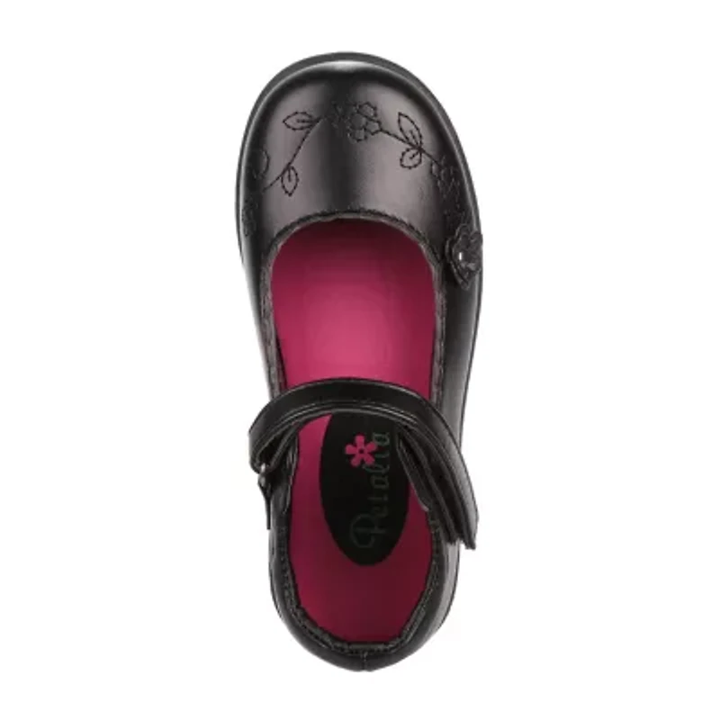 Petalia Toddler Girls Round Closed Toe Mary Jane Shoes