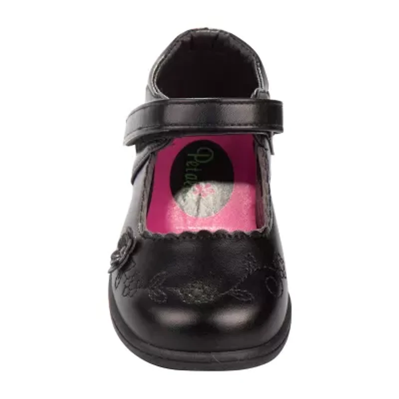 Petalia Little & Big Kid Girls Round Closed Toe Mary Jane Shoes