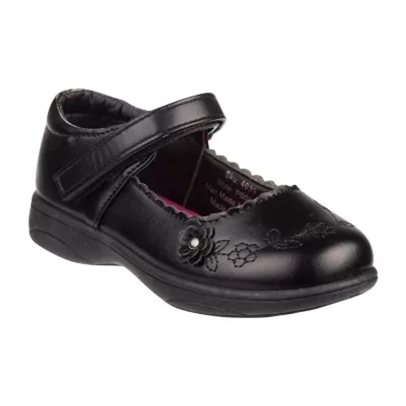 Petalia Little & Big Kid Girls Round Closed Toe Mary Jane Shoes
