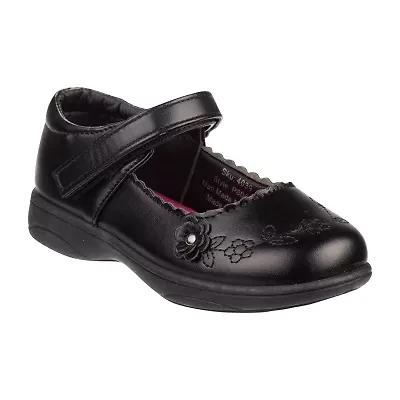 Petalia Little & Big Kid Girls Round Closed Toe Mary Jane Shoes