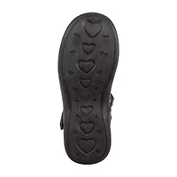 Petalia Little & Big Kid Girls Round Closed Toe Mary Jane Shoes
