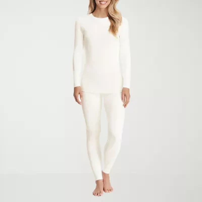 Cuddl Duds Womens Softwear Crew Neck Long Sleeve Thermal Shirt