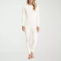 Cuddl Duds Womens Softwear Crew Neck Long Sleeve Thermal Shirt