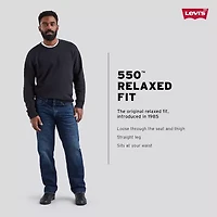 Levi's 550™ Relaxed Mens 550 Tapered Leg Fit Jean