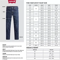 Levi's Mens 505 Stretch Fabric Straight Leg Regular Fit Jean