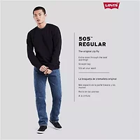 Levi's Mens 505 Stretch Fabric Straight Leg Regular Fit Jean