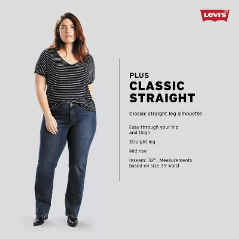 Levi's® Womens Plus Classic Straight Jean