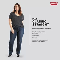 Levi's® Womens Plus Classic Straight Jean