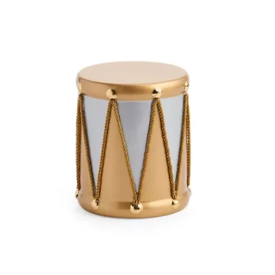 North Pole Trading Co. 6in Drum Christmas Tabletop Decor