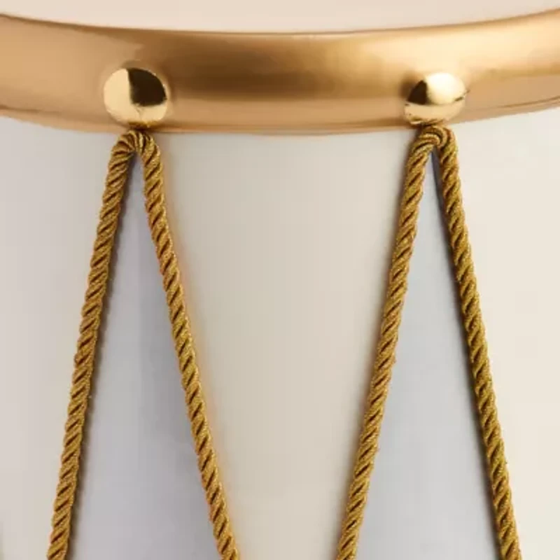 North Pole Trading Co. 10in Drum Christmas Tabletop Decor