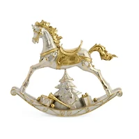 North Pole Trading Co. Rocking Horse Christmas Tabletop Decor