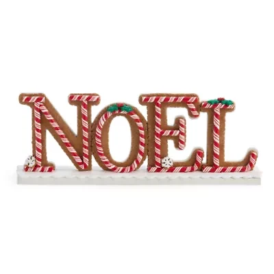 North Pole Trading Co. Noel Word Block Christmas Tabletop Decor