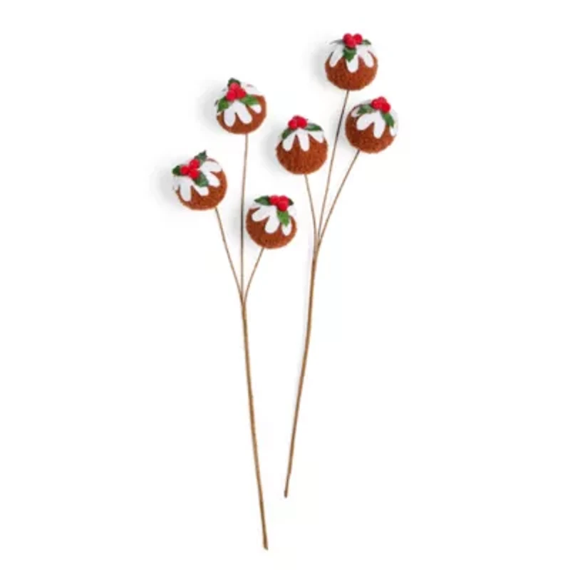 North Pole Trading Co. Figgy Pudding Set 2-pc. Christmas Ornament