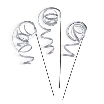 North Pole Trading Co. Silver Curl Set 3-pc. Pick