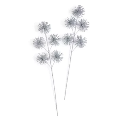 North Pole Trading Co. White Starburst Set 2-pc. Pick