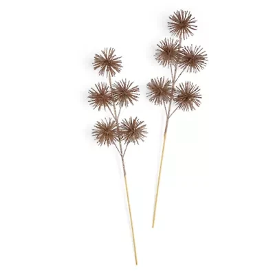 North Pole Trading Co. Gold Starburst Set 2-pc. Pick