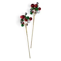 North Pole Trading Co. Red And Green Ball Group Set 2-pc. Pick
