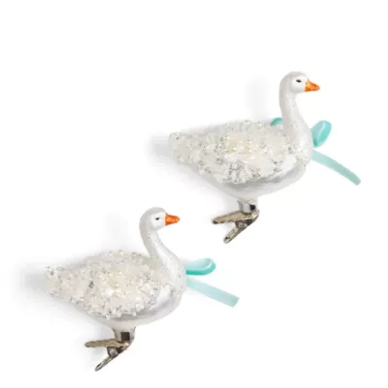 North Pole Trading Co. Goose Duo Set 2-pc. Christmas Ornament