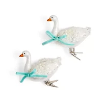 North Pole Trading Co. Goose Duo Set 2-pc. Christmas Ornament
