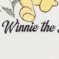 Juniors Pooh Boyfriend Womens Crew Neck Short Sleeve Winnie The Graphic T-Shirt