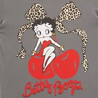 New World Juniors Womens Crew Neck Short Sleeve Betty Boop Graphic T-Shirt