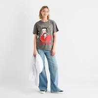 New World Juniors Womens Crew Neck Short Sleeve Betty Boop Graphic T-Shirt