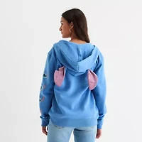 Stitch Cosplay Full Zip Womens Long Sleeve Lilo & Zipper Juniors Hoodie